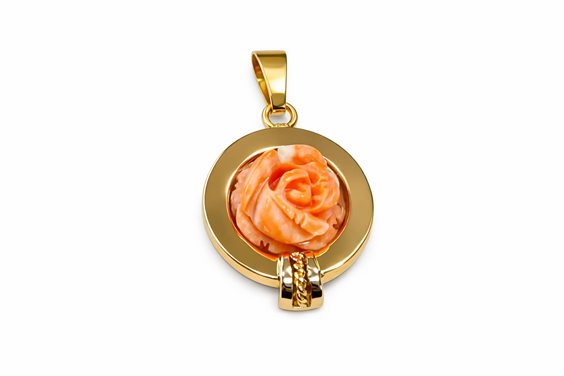 Charm Idee Preziose dal 1987 Femme in Or jaune Pasta di corallo IP.CHK18M/65 - IP.CHK18M/65